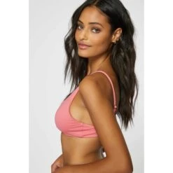 O'NEILL Women's Saltwater Solids Pismo Bralette Top 10 O'NEILL Women's Saltwater Solids Pismo Bralette Top -Fierce Femme 2079205 607 alt2