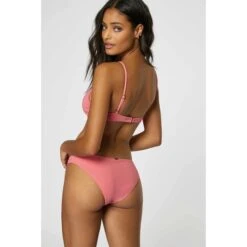 O'NEILL Women's Saltwater Solids Pismo Bralette Top 12 O'NEILL Women's Saltwater Solids Pismo Bralette Top -Fierce Femme 2079205 607 alt4