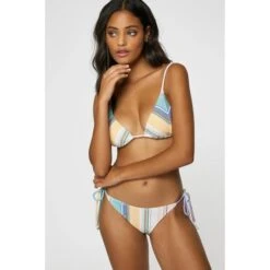 O'NEILL Women's Baja Stripe Ties-Side Bottoms 14 O'NEILL Women's Baja Stripe Ties-Side Bottoms -Fierce Femme 2079207 999 alt5