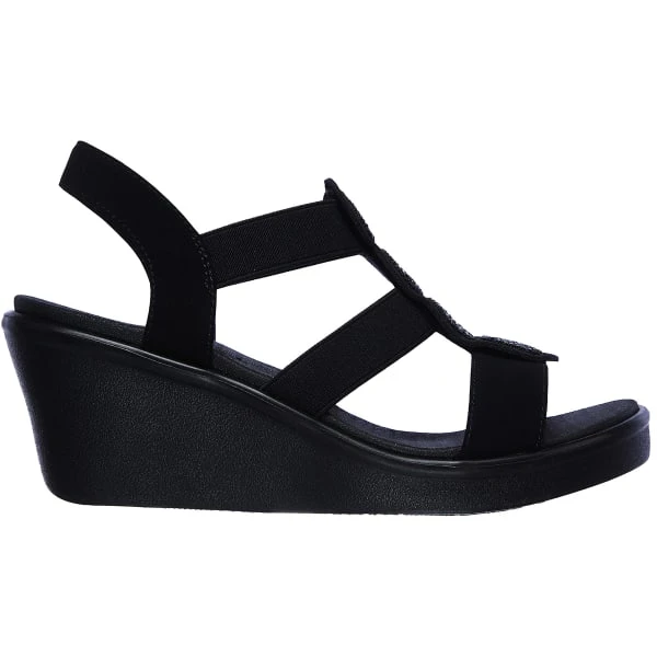 SKECHERS Women's Rumble On Camp Glam Wedge Sandal 4 SKECHERS Women's Rumble On Camp Glam Wedge Sandal - Image 2