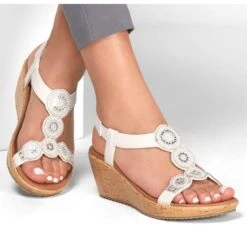 SKECHERS Women's Beverlee - Date Glam Sandal -Fierce Femme 2079422 103 alt5