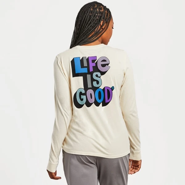 LIFE IS GOOD Women's Freestyle Crusher-Lite Long Sleeve Graphic Tee 6 LIFE IS GOOD Women's Freestyle Crusher-Lite Long Sleeve Graphic Tee - Image 4