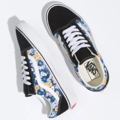 VANS Women's Floral Old Skool Shoes 11 VANS Women's Floral Old Skool Shoes -Fierce Femme 2080512 001 alt4