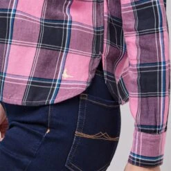 JACK WILLS Gower Corduroy Boxy Shirt -Fierce Femme 2081177 607 alt4