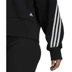 ADIDAS Women's Future Icons 3-Stripes Sweatshirt -Fierce Femme 2081668 001 alt5