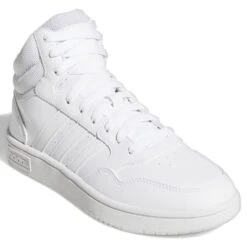 ADIDAS Women's Hoops 3.0 Mid Classic Shoes -Fierce Femme 2081683 101 alt2