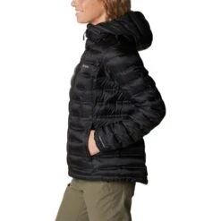 COLUMBIA Women's Pebble Peak Down Hooded Jacket 13 COLUMBIA Women's Pebble Peak Down Hooded Jacket -Fierce Femme 2082015 001 alt2