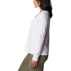 COLUMBIA Women's Sapphire Point Long-Sleeve Shirt -Fierce Femme 2082022 101 alt2