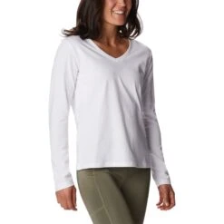 COLUMBIA Women's Sapphire Point Long-Sleeve Shirt -Fierce Femme 2082022 101 alt3