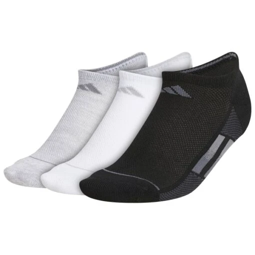 ADIDAS Women's Superlite 3-Stripe No Show Socks, 3 Pack -Fierce Femme 2082050 001 main