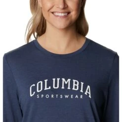 COLUMBIA Women's Trek Relaxed Long-Sleeve Tee -Fierce Femme 2082056 402 alt4