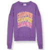CHAMPION Women's Varsity Vibe Powerblend Relaxed Crew