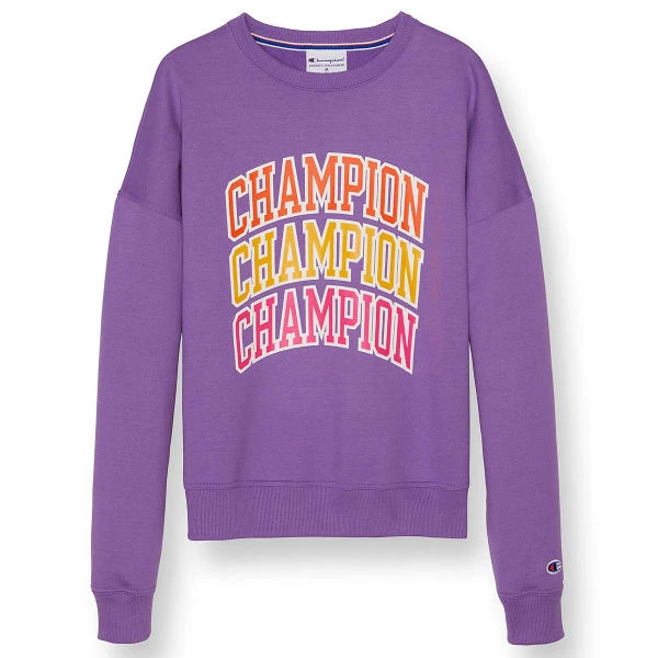CHAMPION Women's Varsity Vibe Powerblend Relaxed Crew 3 CHAMPION Women's Varsity Vibe Powerblend Relaxed Crew