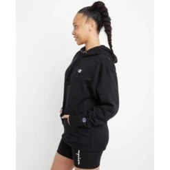 CHAMPION Women's Powerblend Fleece Oversized Hoodie -Fierce Femme 2082279 001 alt2