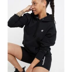 CHAMPION Women's Powerblend Fleece Oversized Hoodie -Fierce Femme 2082279 001 alt5