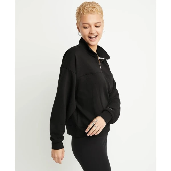 CHAMPION Women's French Terry Quarter Zip 6 CHAMPION Women's French Terry Quarter Zip - Image 4