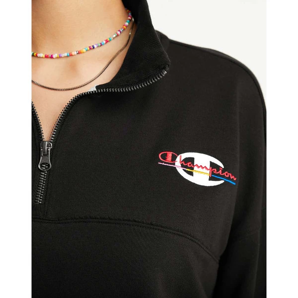 CHAMPION Women's French Terry Quarter Zip 7 CHAMPION Women's French Terry Quarter Zip - Image 5