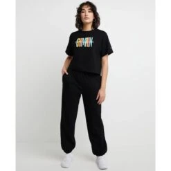 CHAMPION Juniors' Powerblend Fleece Boyfriend Joggers -Fierce Femme 2082281 001 alt6