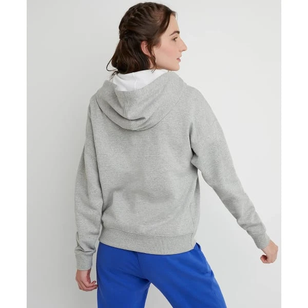 CHAMPION Women's Powerblend Fleece Full-Zip Hoodie 4 CHAMPION Women's Powerblend Fleece Full-Zip Hoodie - Image 2