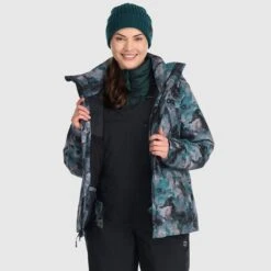 OUTDOOR RESEARCH Women's Snowcrew Reveler Jacket -Fierce Femme 2082316 502 alt5