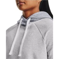 UNDER ARMOUR Women's UA Rival Fleece Colorblock Hoodie -Fierce Femme 2082348 002 alt4