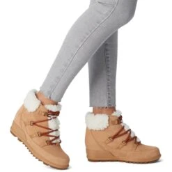 SOREL Women's Evie Cozy Lace Bootie -Fierce Femme 2082581 201 alt7