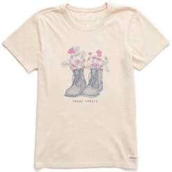 LIFE IS GOOD Women's Happy Trails Short-Sleeve Crusher Tee