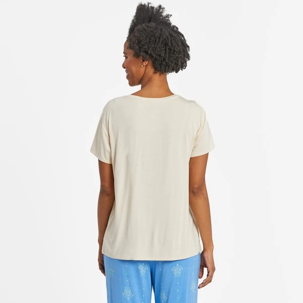 LIFE IS GOOD Women's Turtle Lightweight Sleep Tee 4 LIFE IS GOOD Women's Turtle Lightweight Sleep Tee - Image 2