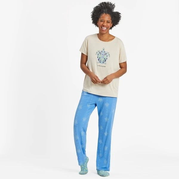 LIFE IS GOOD Women's Turtle Lightweight Sleep Tee 6 LIFE IS GOOD Women's Turtle Lightweight Sleep Tee - Image 4