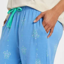 LIFE IS GOOD Women's Turtle Mosaic Lightweight Sleep Pants -Fierce Femme 2082677 405 alt3