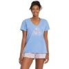 LIFE IS GOOD Women's Wildflower Hike Snuggle Up Relaxed Sleep Vee -Fierce Femme 2082680 405 main