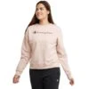 CHAMPION Women's Powerblend Relaxed Graphic Crew -Fierce Femme 2082817 611 main