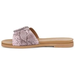 OLIVIA MILLER Women's Mia Buckle Slide Sandals -Fierce Femme 2082920 607 alt2