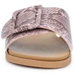 OLIVIA MILLER Women's Mia Buckle Slide Sandals -Fierce Femme 2082920 607 alt3