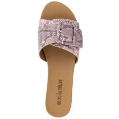 OLIVIA MILLER Women's Mia Buckle Slide Sandals -Fierce Femme 2082920 607 alt5