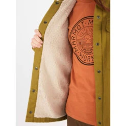 MARMOT Women's Ridgefield Heavyweight Sherpa-Lined Flannel Jacket -Fierce Femme 2083629 315 alt2