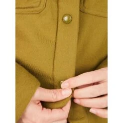 MARMOT Women's Ridgefield Heavyweight Sherpa-Lined Flannel Jacket -Fierce Femme 2083629 315 alt3