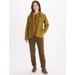 MARMOT Women's Ridgefield Heavyweight Sherpa-Lined Flannel Jacket -Fierce Femme 2083629 315 alt5