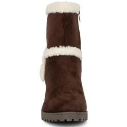 OLIVIA MILLER Women's Andrea Stacked Heel Bootie -Fierce Femme 2084502 201 alt3