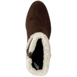 OLIVIA MILLER Women's Andrea Stacked Heel Bootie -Fierce Femme 2084502 201 alt4