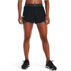 UNDER ARMOUR Women's UA Play Up Colorblock Shorts -Fierce Femme 2084962 001 alt2