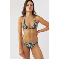 O'NEILL Juniors' Tatum Thalia Swim Top -Fierce Femme 2085068 008 alt3