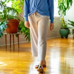 EMS Women's Softspun Wide Leg Cropped Pants -Fierce Femme 2085512 004 alt3