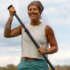 EMS Women's Essence Peak Boxy Cropped Tank -Fierce Femme 2085520 101 alt3