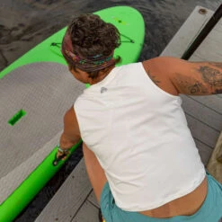 EMS Women's Essence Peak Boxy Cropped Tank -Fierce Femme 2085520 101 alt4