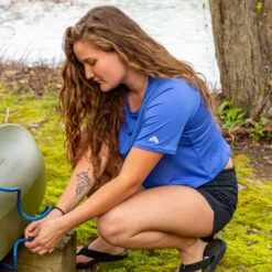 EMS Women's Essence Peak Boxy Cropped Short-Sleeve Tee -Fierce Femme 2085522 403 alt4