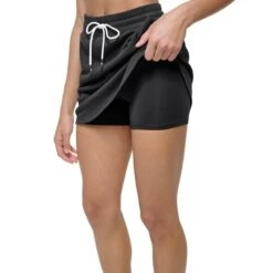 TOMMY HILFIGER Women's Skort W/ Inner Shorts -Fierce Femme 2085559 001 alt3