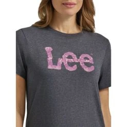 LEE Women's Snakeskin Twitch Short-Sleeve Graphic Tee -Fierce Femme 2085626 001 alt2