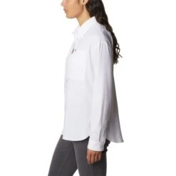 COLUMBIA Women's Silver Ridge Utility Long-Sleeve Shirt -Fierce Femme 2085707 101 alt2