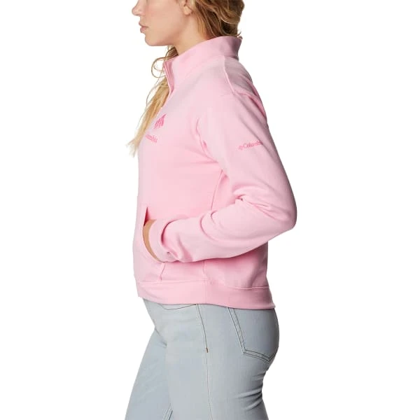 COLUMBIA Women's Trek French Terry Half-Zip Sweatshirt 5 COLUMBIA Women's Trek French Terry Half-Zip Sweatshirt - Image 3